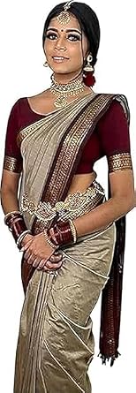 Textile Womens Kanjivaram Soft Silk Saree With Blouse Piece