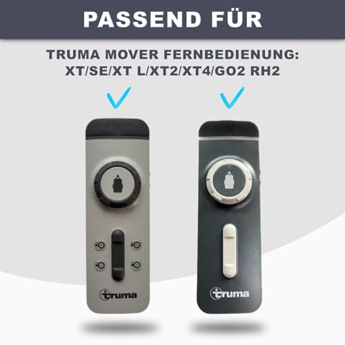 3D-Druck Camper Halterung passend für Truma Mover XT/SE/XT L/XT2/XT4/Go2 RH2 Fernbedienung - Schwarz (Schiefergrau)