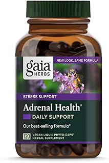 Gaia Herbs Adrenal Health Daily Support, Stress Relief and Adrenal Fatigue Supplement