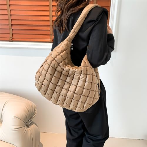 Sac à bandoulière moderne plissé en nylon résistant et tendance