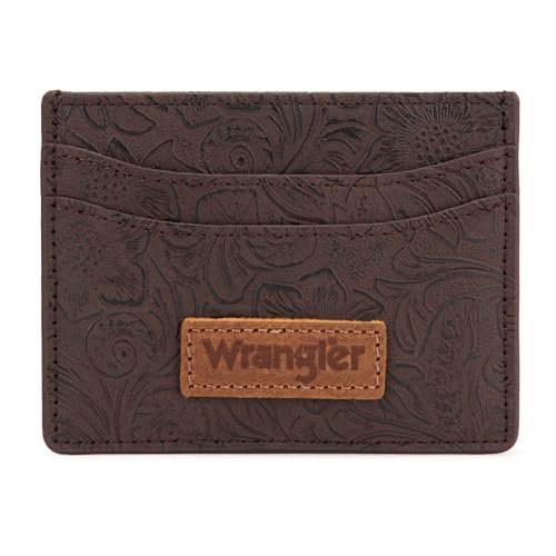 Montana West X Wrangler Credit Card Wallet Slim Credit Card Holder Rfid Blocking Small Wallet for Women Soft
