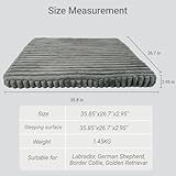 AOYOTO Orthopädisches Memory-Schaum Hundebett XXL, Wasserdicht, Rutschfestes Outdoor-Hundebett mit Abnehmbarem Waschbarem Bezug, Ideal für Große Hunde, Labradore & Bulldoggen