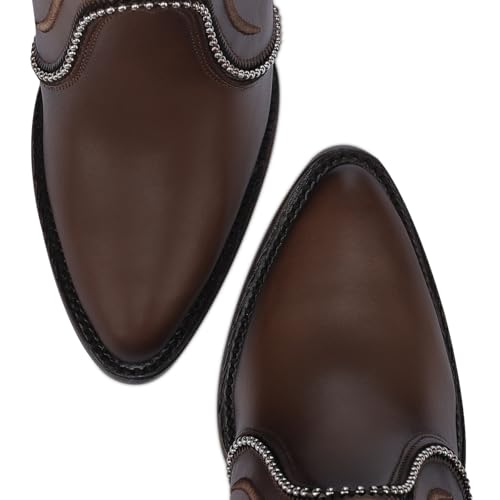 Image of Cuadra Women's Bootie Bovine Leather Embroidery with Zipper