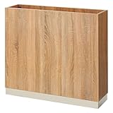 木製プランターボックス 可動棚付き ラスティック柄 幅90×奥行25×高さ81.9cm 重量20.5kg 1台※キャスター別売【 プラントスタンド プラントBOX プランターシェルフ 植物プランターパーテーション ストア・エキスプレス 】 61-831-83-2_6269-1260