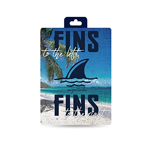 Rico Industries Margaritaville Fins 5" x 7" Vinyl Die-Cut Decal - Car/Truck/Home Accessory