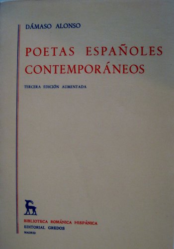 Poetas espaÑoles contemporaneos