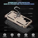 Etui tylne do smartfona Kompatybilny z etui Samsung Galaxy A26 5G, wojskowa ochrona przed upadkiem, 360 stopni, odporna na wstrząsy, wytrzymała, twarda obudowa zderzaka, wytrzymałe etui na telefon kom
