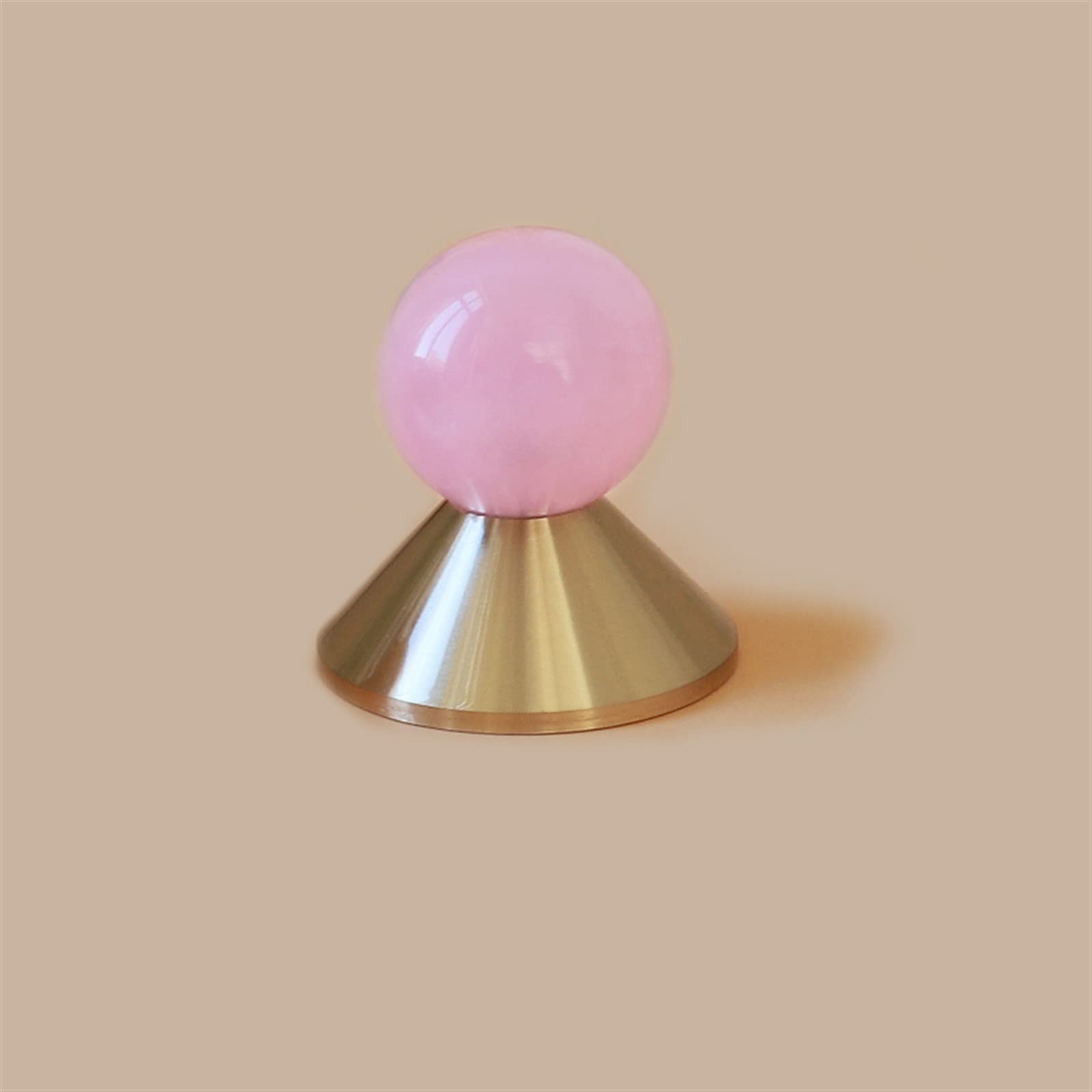 Meubles de maison décorés avec le bouton en pierre rose FIDEMM