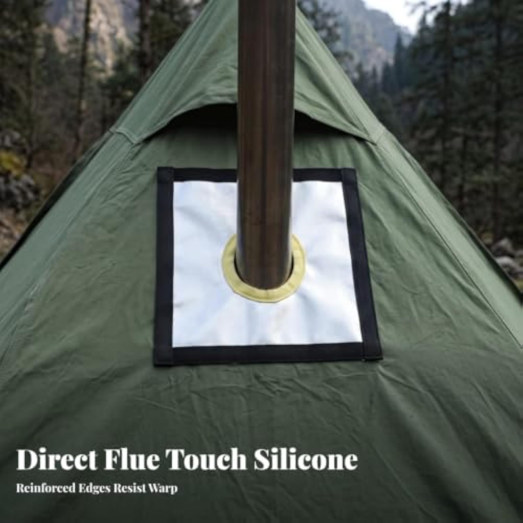 High-Temp Heater Jack Kit for Tent Heating, Universal Fit