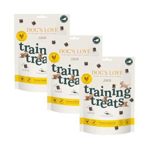 DOG'S LOVE Puppy-Training Treats Huhn 3 x 150g | ohne Getreide & Zucker