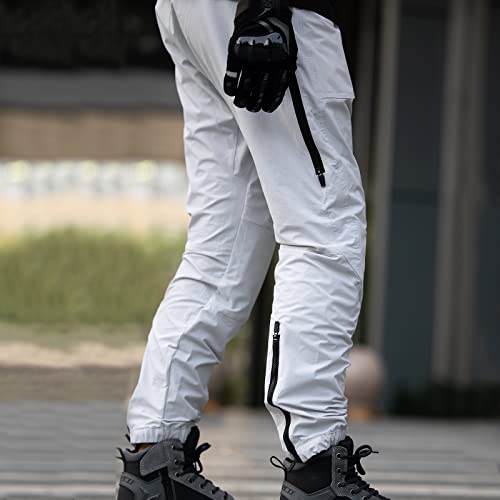 Scoyco All Season Motorcycle Pant Over-The-Boot Pants Motocross Offroad Overpant With Ce Armor For Men Adventure Touring Grey #TOP5