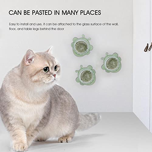 Wandkugel Katzenminze, Spielzeug Wand mit Kugel, Rolle Katzenminze in Bienenform zum Lecken von Katzen, Leckereien Wand für Katzen, Bio-Spielzeug für