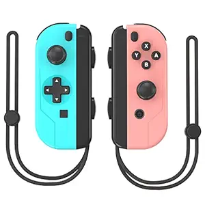 YCCTEAM Joypad Controller for Switch, Left Right Joypad Controller for Switch Lite/OLED, Switch Controller Support Wireless and Wired Controller,With Vibration and Motion Controller Function