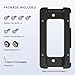 Rear License Plate Holder Base Mount Bracket Compatible with BMW 1/2/3/4/5/6 Series X1 X3 X4 X5 X6 Z4, Replacement for 51187160607 511882380615 Tag Frame Holder Trunk Mount Adapter