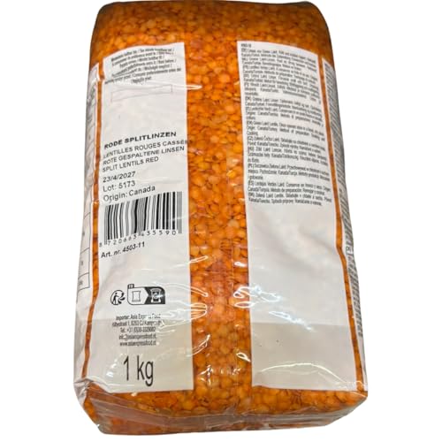 AFROASE - Erbsen Halb Grün - 1 X 1 KG