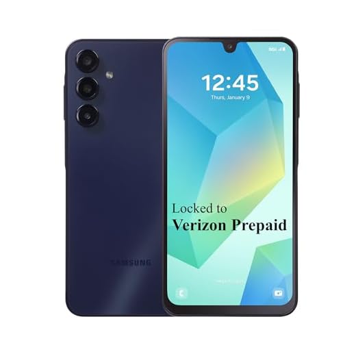 Verizon Prepaid Samsung Galaxy A16 5G, 128GB, 50MP Triple Camera, Android Smartphone, 6.5" FHD+ Super AMOLED 90Hz Display, Long-Lasting Battery - Locked to Verizon - Awesome Black