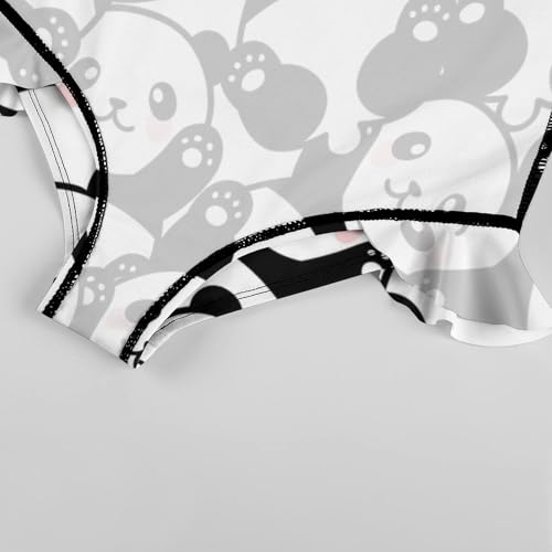 Image of Girls One Piece Swimsuit Lovely Cute Animals Ruffles Swimwear Bathing Suits 3-12 Years