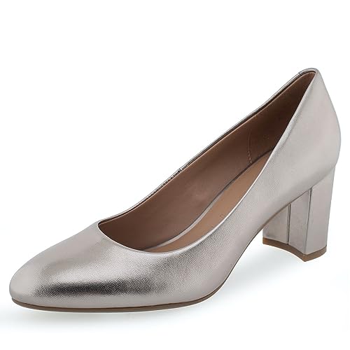 Aerosoles Women's Betsy Pump, Champagne Leather, 9.5 Wide by Aerosoles - Used condition - CA$16.80
