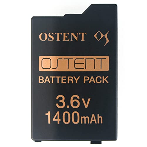 OSTENT Real 1400mAh 3.6V Lithium Ion Li-ion Polymer Rechargeable Battery Pack Replacement Upgraded Version for Sony PSP 2000/3000 PSP-S280 Console Video Games by OSTENT - Used condition - US$16.14