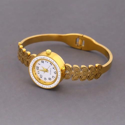 Image of Serpentine Snake Watch with Spiral Bracelet, Roman Number Dial, Quartz Movement, Waterproof Luxury Metal Bezel Watch for Women