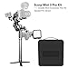 FeiyuTech SCORP Mini 3 Pro Camera Gimbal Kit w/AI Tracking 4.0, Detachable Touchscreen Handle, 4.4lb Payload, Gimbal Stabilizer for Mirrorless Cameras, Smartphone, Action Cam (Bag+Light+Pole Included)
