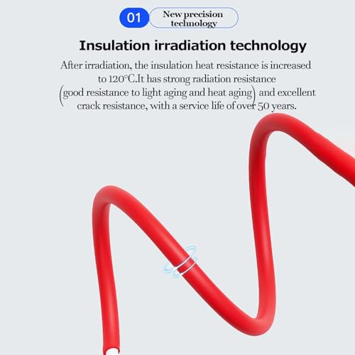 Cable solar de 2.5 mm² unipolar para exteriores resistente a rayos UV con aislamiento PE 4