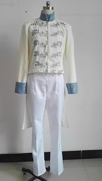 Cinderella Charming Prince Cosplay Costume Wig, Shoes Sold Separately