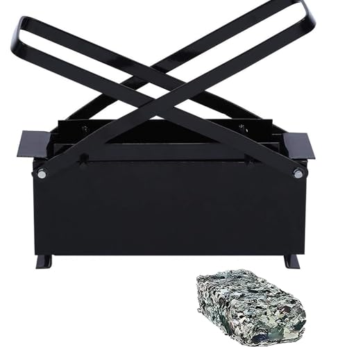 Máquina Para Hacer Briquetas De Periódicos, Prensa Para Hacer Briquetas De Periódicos De Reciclaje De Bricolaje, Máquina Para Hacer Troncos De Papel De Desecho Manual De Hierro Resistente, Para Encend