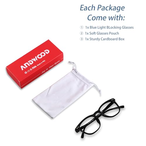 ANDWOOD Photochromic Sunglasses for Women Men UV Protection Blue Light Blocking Glasses Computer Filter Bluelight Blocker Anti Blue Ray by ANDWOOD - Image 6