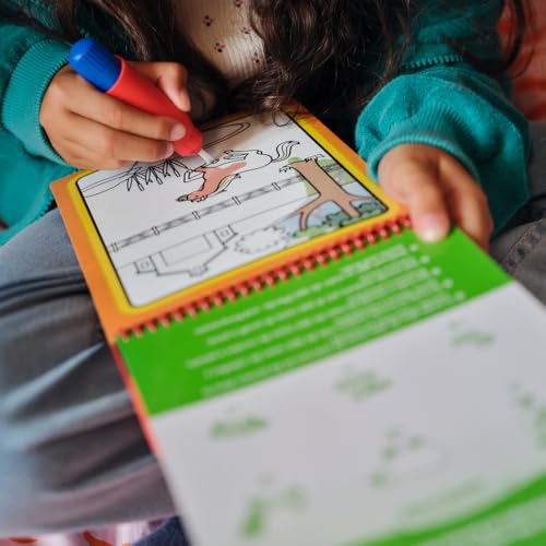 Image of Melissa & Doug On the Go Water Wow! Mess Free Coloring Book, Reusable Water-Reveal Activity Pad, Animals, Travel Toys, Party Favors, For Toddlers & Kids Ages 3+ - FSC Certified (Pack of 6)
