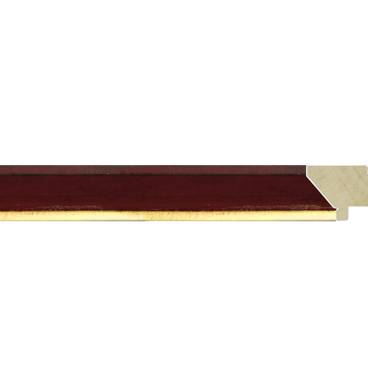 Wallazz Cornice Portafoto in Legno Pregiato - Made in Italy - Vetro Sintetico Infrangibile Crilex - Disponibile in Diverse Varianti - Design Italiano e Qualità Artigianale,30x40cm Rosso
