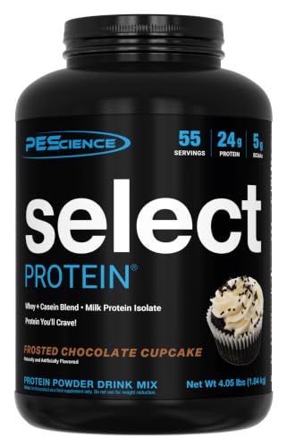 PEScience Select Protein Powder, Frosted Chocolate Cupcake, 55 Servings