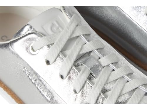 Cole Haan Cole Haan Women's Grandpro Topspin Sneakers, Silver Talca/Optic White, 9-C US