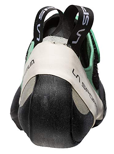 Foto von LA SPORTIVA W Futura Grün-Weiß - Revolutionärer no-Edge LaSpoFlex Damen Kletterschuh, Größe EU 39 - Farbe Jade Green -