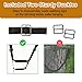 Woxiove 2-Step Climbing Stick Aider for Hunting and Tree Stand Straps Bow Hanger with Metal Hooks, High Loading Saddle Hunting Accessories Tree Climbing Gear for Climbing Sticks, Treestand Equipment