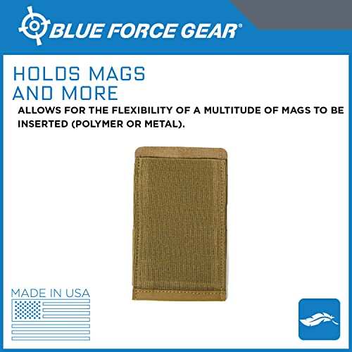 Blue Force Gear Molle Mag Pouches, Single Magazine Pouch, Airsoft Magazines Small Pouches - 3.5 X 5.5 X .13 Inches (Black) #TOP3