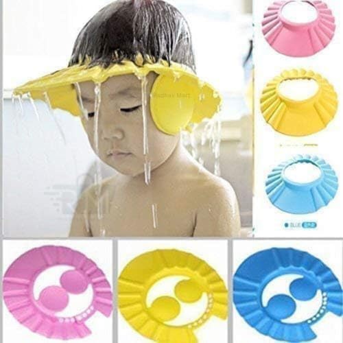 Radhav Mart Baby Shower Cap for Kids – Adjustable Hair Washing Shield for Babies 0-3 Years, Toddler Bath Hat, Shampoo Visor & Head Protector – Adorable Dinosaur Design Adds Fun to Bath Time (Multicolor) 3