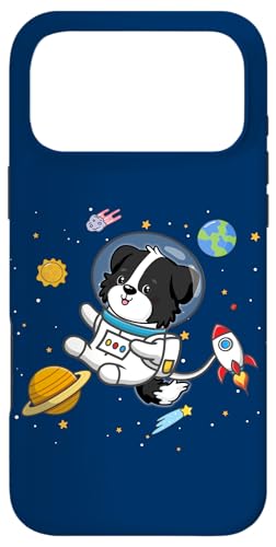 Cute Anime Kawaii Kids Boys Girls Space Border Collie Lover �X�}�z�P�[�X iPhone 17 Pro Max �p