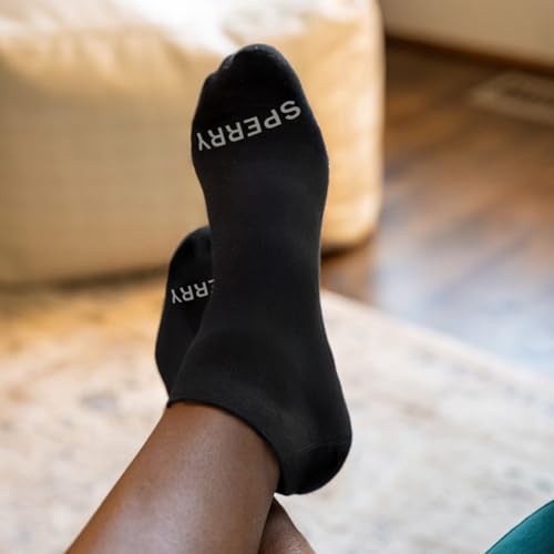 Sperry Men’s 8-Pack Cushion Comfort Low Cut Ankle Socks - Breathable Moisture-Wicking Athletic Low Cut Socks for Everyday Use3