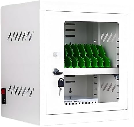 Rechargeable Mobile Phone Storage Locker,12-60 Cell Phone Slots,Portable Cell Phone Storage Box with Multi-Port Charger, Compatible with Various Mobile Phone Models 60slots