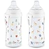 NUK Active Cup, Fun Fruits and Animals, Collection, 10 Oz, Pack of 2 BPA Free, Spill Proof Transition Sippy Cup