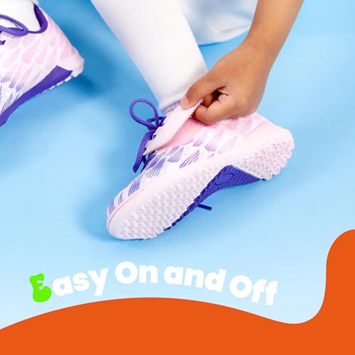 PATPAT Boys Girls Turf Soccer Shoes,Youth Football Soccer Cleats for Little Big Kids2