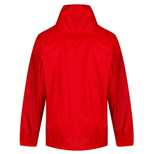 Regatta Veste Technique compactable Pack IT III imperméable, Respirante et légère avec Capuche Fixe réglable Jackets Waterproof Shell Homme, Burnt Salmon, FR (Taille Fabricant : XL) - Image 7