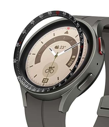 �yRingke�zGalaxy Watch 5 Pro 45mm Inner �P�[�X BEZEL STYLING �ϐF�h�~ �ϏՌ� �����^ ���� �ی�P�[�X �X�e�����X�� �t���[�� ���^���b�N �M�����N�V�[�E�H�b�` 5 Pro 45mm �X�}�[�g�E�H�b�` ��