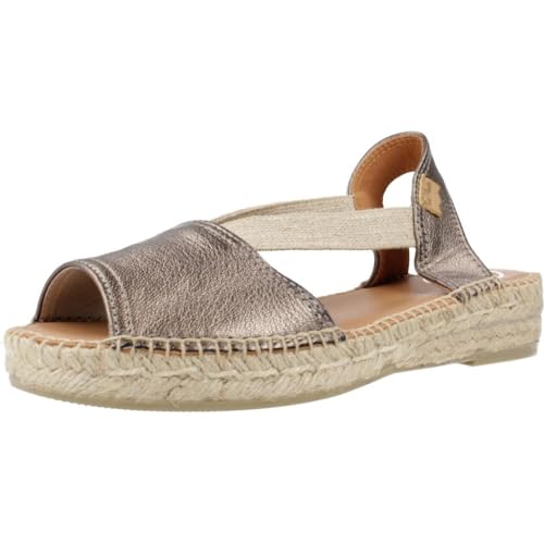 Image of Toni Pons - ETNA - Flat leather sandal with elastics