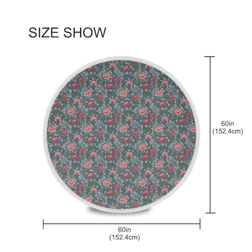 Nappe circulaire lavable William Morris 152 cm pour protéger une table avec élégance - 5