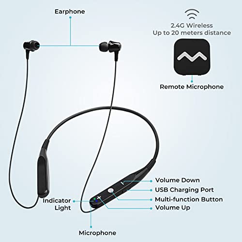 Rechargeable Hearing Amplifier And Aids For Tv Watching, Wireless Neckband Headphones Sound Amplifiers For Seniors Adults, Hearing Device Assist Conversation Enhancing Noise Cancelling #TOP1