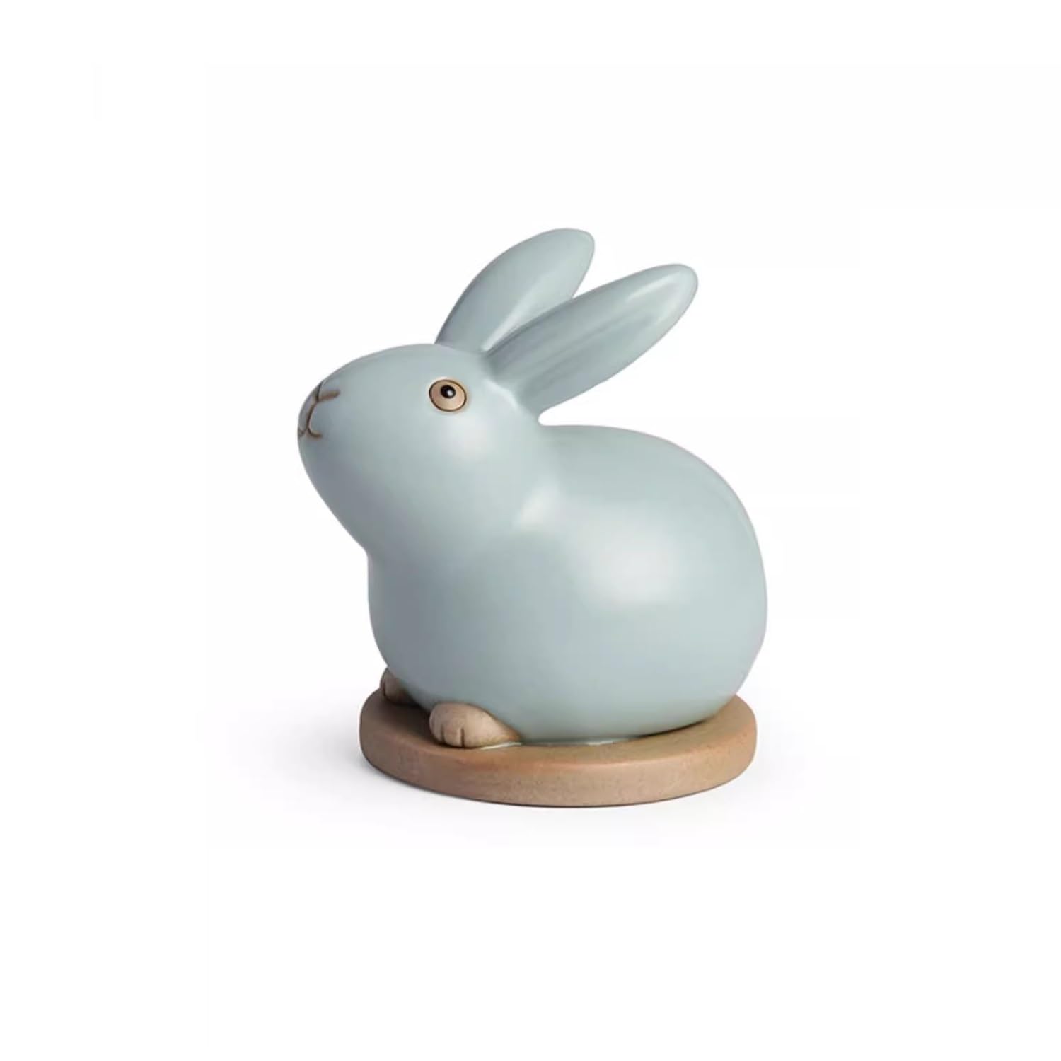 Adornos de escritorio conejito mascota de té para mesa de té