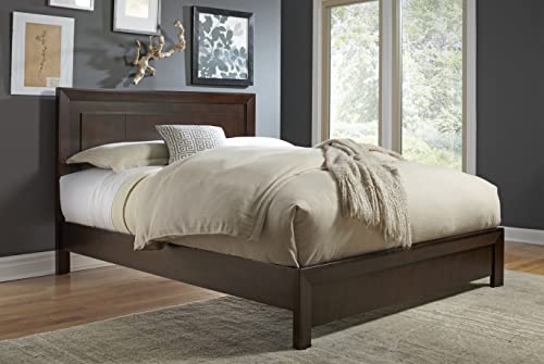 Modus Furniture Solid Wood Bed, California King, Element - Chocolate Brown #TOP15