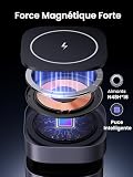 UGREEN MagFlow for MagSafe Charger Qi certified, 2-in-1 Wireless Charger Stand, Magnetic Charging Station, Compatible with iPhone Air/17/16/15/15 Plus/15 Pro/15 Pro Max/14/13/12, AirPods 4/3/2/Pro 3/2 - 6